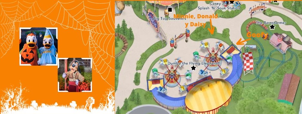 Guía Mickey’s Not-So-Scary Halloween Party 2023 Minnie-daisy-donald-y-goofy