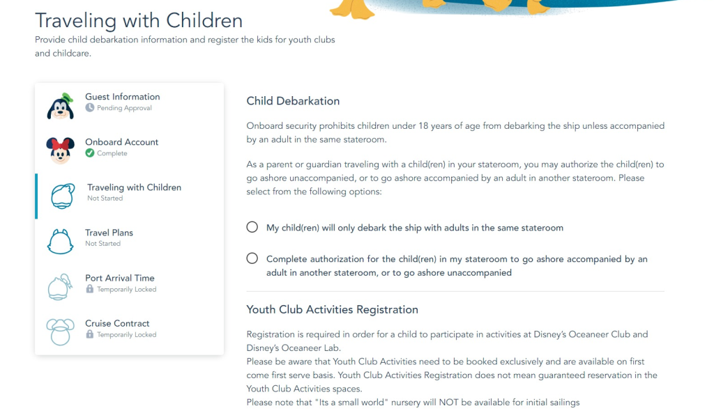 Check-in online de un crucero Disney paso a paso 14
