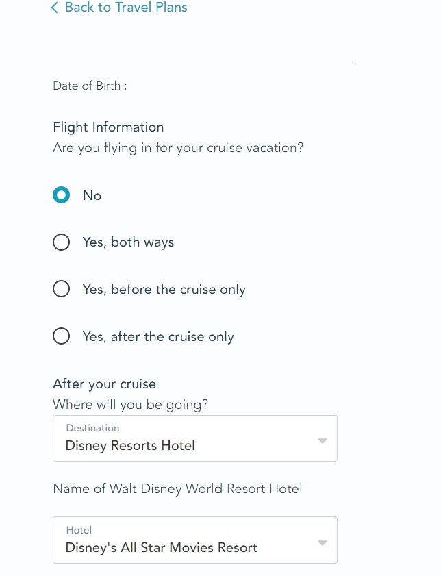 Check-in online de un crucero Disney paso a paso 20